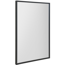 MirrorOutlet The Artus Black Aluminium Edged Wall Mirror 40 x 60cm - Size: 60 x 40cm - Wilko - thumbnail 4