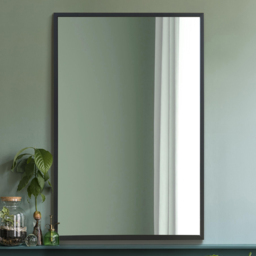 MirrorOutlet The Artus Black Aluminium Edged Wall Mirror 40 x 60cm - Size: 60 x 40cm - Wilko - thumbnail 3