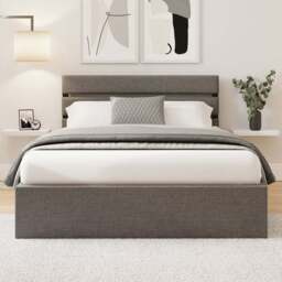 GFW Hudson Small Double Grey End Lift Ottoman Bed - Wilko