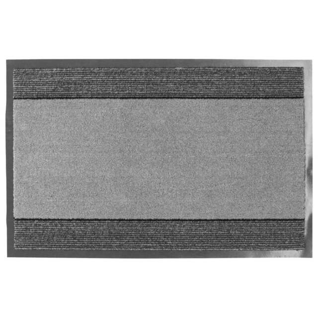 JVL Miracle Barrier Doormat Grey 60 x 90cm - JVL Homewares - Wilko - image 1