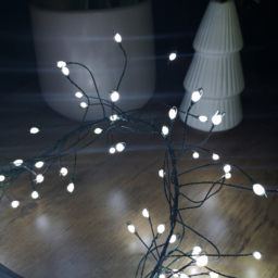 Samuel Alexander 288 White LED Christmas Garland Light - Size: 18 x 1800 x 5cm - Green - Wilko - thumbnail 5