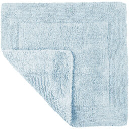 Allure Bath Fashions Elegance Baby Blue Reversible Square Bath Mat 55 x 55cm - Size: 53 x 55cm - Wilko - thumbnail 4