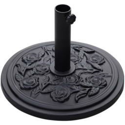 Living and Home Light Grey Solar LED Crank and Tilt Parasol with Cement Base 3m - Wilko - thumbnail 7