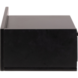 Florence Ashlan Black Bedside Table - Size: Single Drawer - Furniture To Go - Wilko - thumbnail 4
