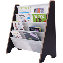 Costway 4 Shelf Kids Coffee Bookcase - Wilko - thumbnail 4