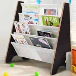 Costway 4 Shelf Kids Coffee Bookcase - Wilko