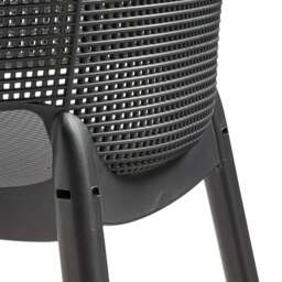 Keter Elisa Set of 6 Garden Dining Chair - Size: 78.4 x 61.5 x 53cm - Grey - Wilko - thumbnail 4