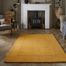 Esselle Home Esme Wool Ochre Rug 200 x 290cm - Yellow - Wilko - thumbnail 3
