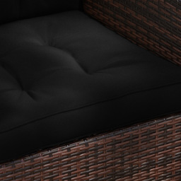 Outsunny Black Seat Cushion Replacement Set of 4 - Size: 35 x 17 x 10cm - Wilko - thumbnail 4