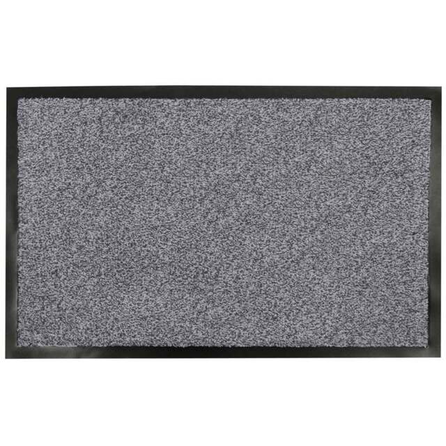 JVL Admiral Fibre Mat Grey 50 x 80cm - JVL Homewares - Wilko - image 1