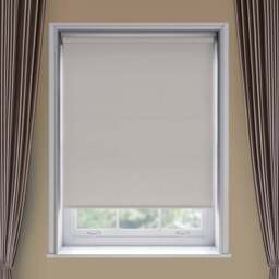 New Edge Blinds Thermal Blackout Roller Blind Mink 60cm - Size: W 60cm x D 170cm - Brown - Wilko
