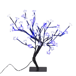 The Christmas Workshop 48 Blue and White LED Blossom Tree - Wilko - thumbnail 3