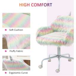 Portland Unicorn Multicolour Swivel Chair - Size: 54 x 56 x 72cm - Wilko - thumbnail 6