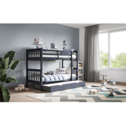 Flair Wooden Grey Zoom Bunk Bed with Trundle - Size: Single - Wilko - thumbnail 6