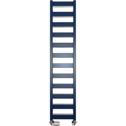 Terma Vivo Denim Blue Heated Towel Rail 1215 BTU 1390 x 300mm - Size: 139 x 30 x 7.2cm - Wilko - thumbnail 4