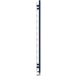 Terma Vivo Denim Blue Heated Towel Rail 1215 BTU 1390 x 300mm - Size: 139 x 30 x 7.2cm - Wilko - thumbnail 5
