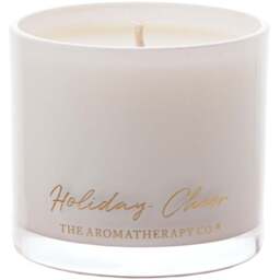 The Aromatherapy Co Holiday Cheer Rose Prosecco Scented Candle 100g - Size: 6 x 7 x 7cm - White - Wilko