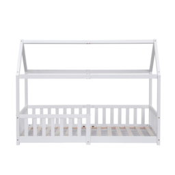 Portland Wood House White Kids Bed Frame - Size: Single - Wilko - thumbnail 4