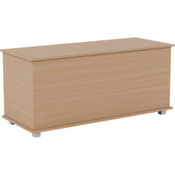Vida Designs Leon White Wooden Storage Ottoman - Size: 40cm x 100 x 46cm - Wilko - thumbnail 3