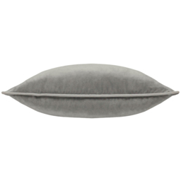Paoletti Meridian Charcoal Dove Velvet Cushion - Size: 55 x 55 cm - Multi - Wilko - thumbnail 3