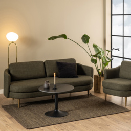 Florence Malta Black Ceramic Round Coffee Table - Furniture To Go - Wilko - thumbnail 5