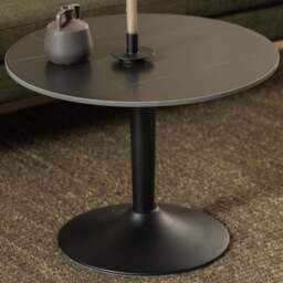 Florence Malta Black Ceramic Round Coffee Table - Furniture To Go - Wilko