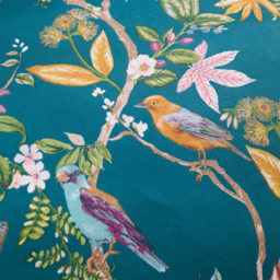 Botanical Birds Duvet Set - Multicolour/Superking - Size: Super King - Wilko - thumbnail 5