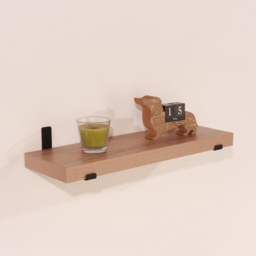 Core Products Jackson Oak Effect Chunky Shelf with Sit On Brackets 60cm - Size: 20 x 60 x 3.8cm - n/a - Wilko - thumbnail 3