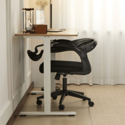 Home Source Ascend Black Mesh Foldable Office Chair with Adjustable Armrest - Size: 125 x 71 x 51cm - Wilko - thumbnail 6