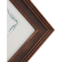 Haldon Wooden Frame Brown 10 x 8in - Wilko - thumbnail 4