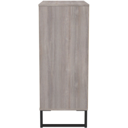 Crowndale Hong Kong 5 Drawer Grey Oak Chest of Drawers Ready Assembled - Wilko - thumbnail 4