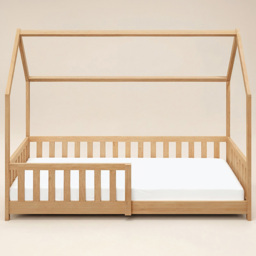 Flair Explorer Single Pine Playhouse Bed Frame with Rails - Brown - Wilko - thumbnail 4