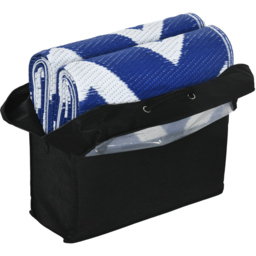 Outsunny Blue and White Reversible Outdoor Rug with Carry Bag 182 x 274cm - Size: 274 x 182 x 0.3cm - Wilko - thumbnail 4