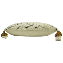 furn. Atlas Ochre Global Tufted Cushion - Size: 50 x 30cm - Multi - Wilko - thumbnail 4