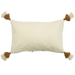 furn. Atlas Ochre Global Tufted Cushion - Size: 50 x 30cm - Multi - Wilko - thumbnail 3