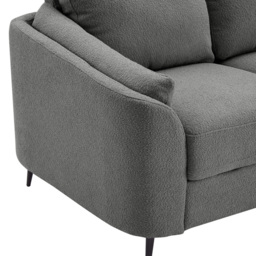 Home Detail Jack 3 Seater Dark Grey Boucle Sofa - Wilko - thumbnail 7