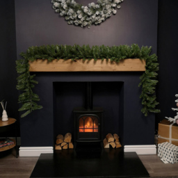 Samuel Alexander Plain Christmas Garland Green 270cm - Wilko - thumbnail 3
