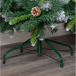 Samuel Alexander Frosted Glacier Pine Snow Tipped Artificial Christmas Tree with Pinecones 6ft - Green - Wilko - thumbnail 6