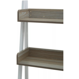 Premier Housewares Bradbury 5 Shelf Light Oak Bookshelf - Grey - Interiors by Premier - Wilko - thumbnail 6