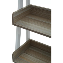 Premier Housewares Bradbury 5 Shelf Light Oak Bookshelf - Grey - Interiors by Premier - Wilko - thumbnail 7