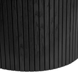 Birlea Axel 4 Seater Round Fluted Dining Table Black - Size: 76 x 120 x 120cm - SleepSoul - Wilko - thumbnail 5