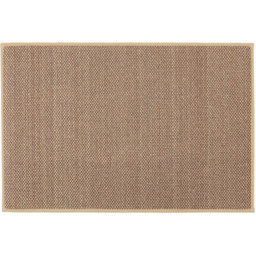 JVL Antarra Beige Rubber Backed Door Mat and Runner Set - Size: 75 x 50 x 5cm - Brown - Wilko - thumbnail 3