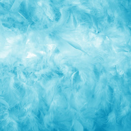 Happy Homewares Teal Feather Small Pendant Light Shade - Size: 20 x 25 x 25cm - Green - Wilko - thumbnail 3