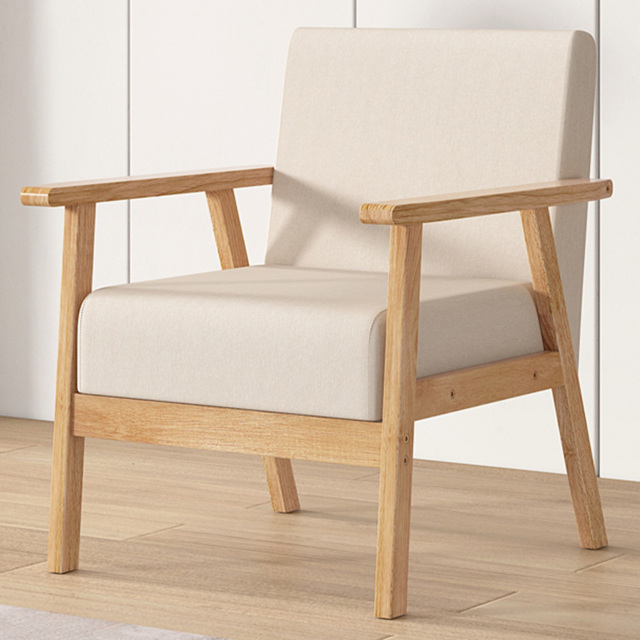 Beige Country Padded Armchair - Size: Single - MCC - Wilko - image 1