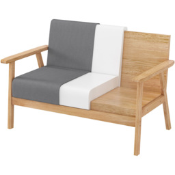 Beige Country Padded Armchair - Size: Single - MCC - Wilko - thumbnail 3