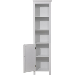 H&O Direct Single Door White Freestanding Bathroom Cabinet - Size: 161.5 x 40 x 30cm - Wilko - thumbnail 4