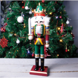 St Helens Multicolour Christmas Nutcracker with Sword - Size: 7 x 7 x 30cm - Wilko - thumbnail 5