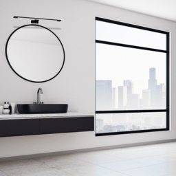 Milagro Shine Black LED Wall Lamp 60cm 230V - Size: 11 x 60 x 4cm - Wilko - thumbnail 3