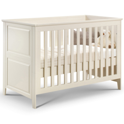 Julian Bowen Cameo Stone White Cot Bed - Size: Toddler - Cream - Wilko - thumbnail 4
