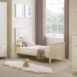 Julian Bowen Cameo Stone White Cot Bed - Size: Toddler - Cream - Wilko - thumbnail 7